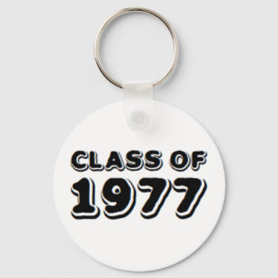 class of 1977 key ring