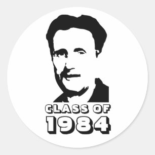 Class of 1984 (George Orwell) Classic Round Sticker