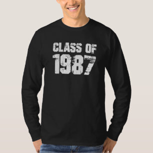 Class of 1987 High School College Graduation Reuni T-Shirt