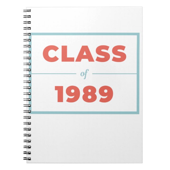 Class of 1989 notebook (Front)