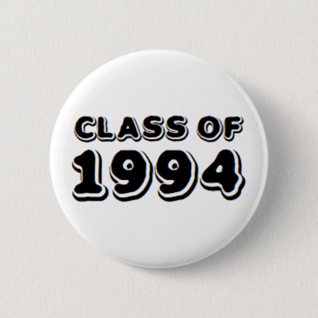 class of 1994 6 cm round badge (Front)