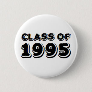 class of 1995 6 cm round badge