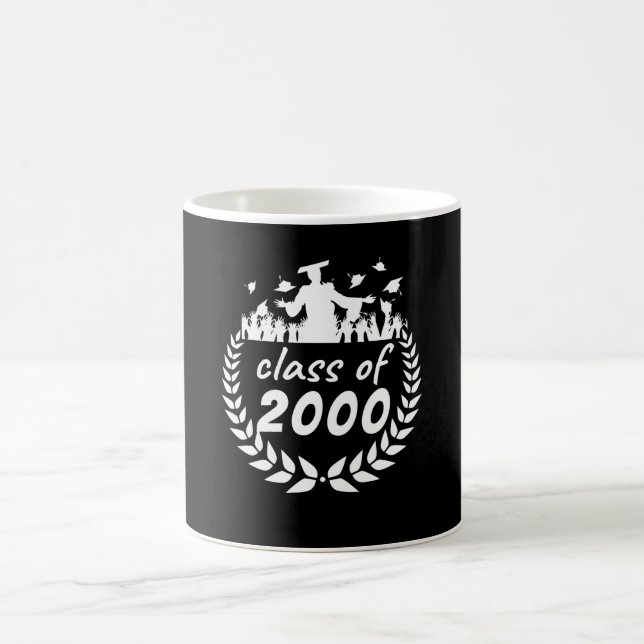 class of 2000 graduation or reunion design by coffee mug (Center)