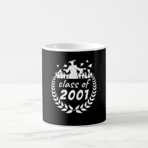 class of 2001 graduation or reunion design by coffee mug