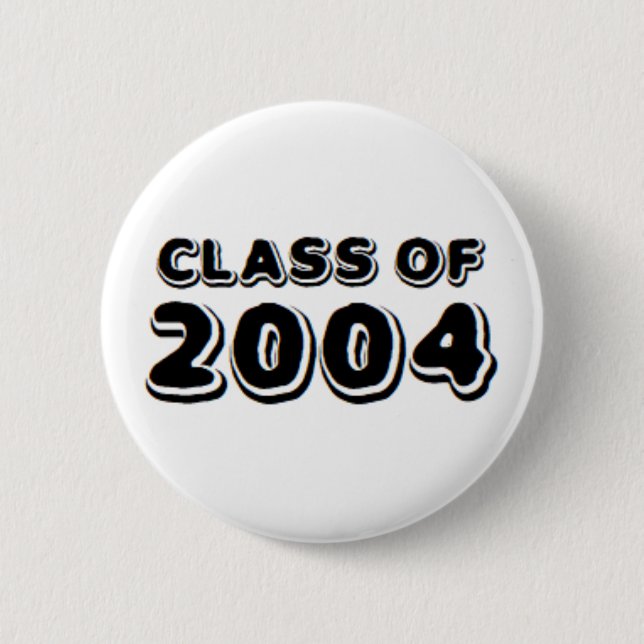 class of 2004 6 cm round badge (Front)