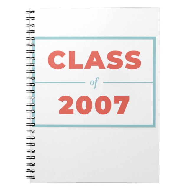 Class of 2007 notebook (Front)