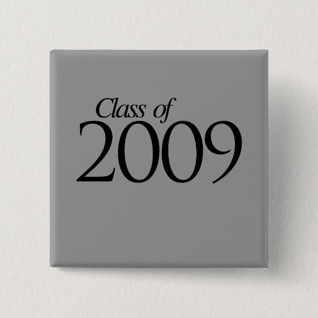 Class of 2009 15 cm square badge (Front)