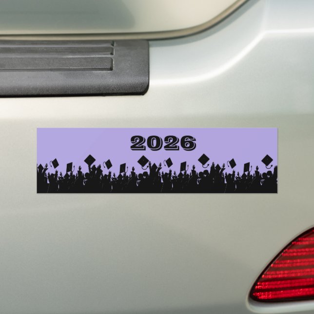 Class of 2009 BumperSticker ChooseBkGrd/Year/colou Bumper Sticker (On Car)