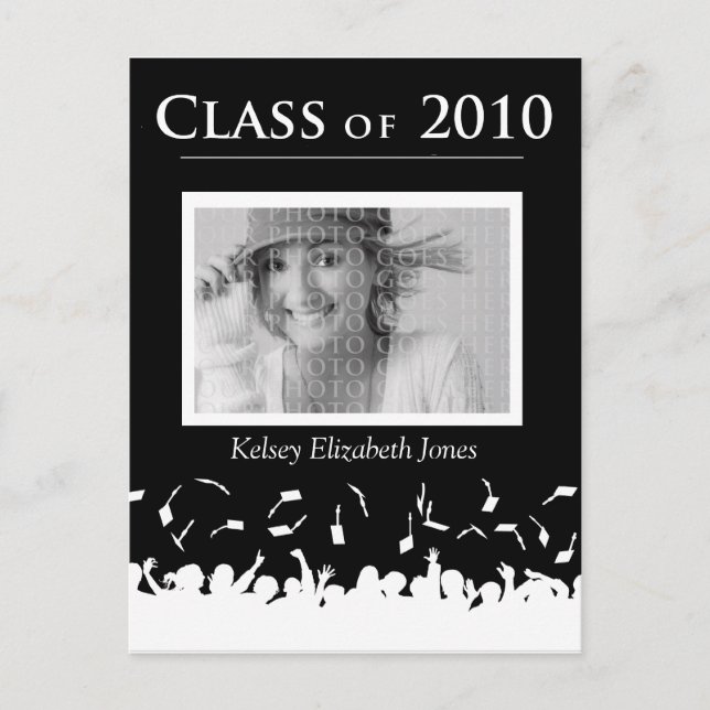 Class of 2010 Graduation Invitation Postcard (Front)