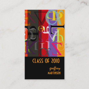 Class of 2010 /Greek life calling cards