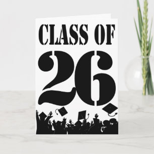 Class of 2010 SilhouetteTossing Caps Invitations