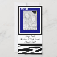 Class of 2010 Zebra Photo Card