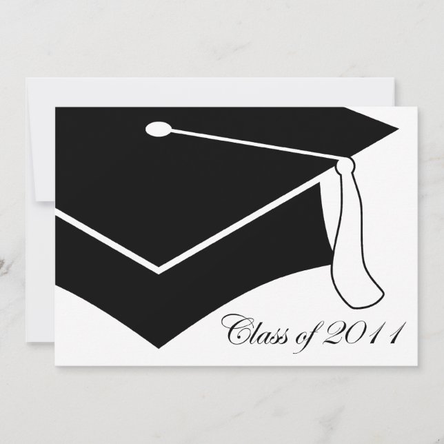 class of 2011 graduation cap invitation (Front)