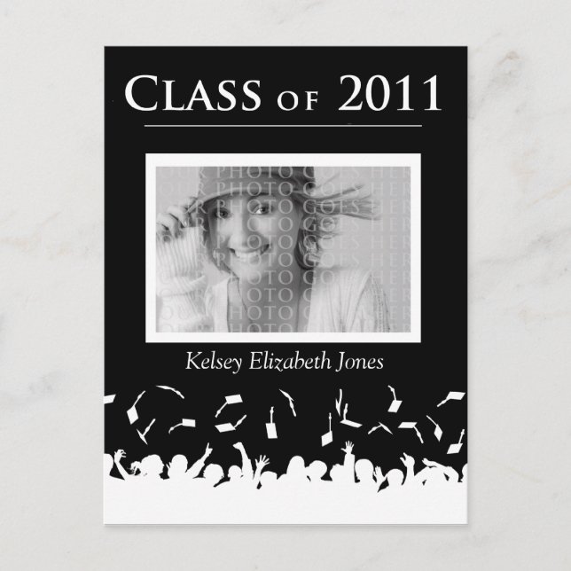 Class of 2011 Graduation Invitation Postcard (Front)