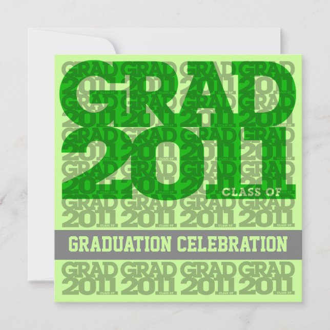 Class Of 2011 Graduation Party Invitation 03D (Front)