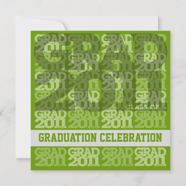 Class Of 2011 Graduation Party Invitation 03KK (Front)