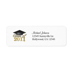Class of 2011 Return Address Label