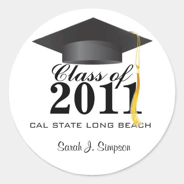 Class of 2011 Stickers (Front)