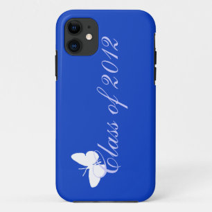 Class of 2012 - Blue Butterfly Case-Mate iPhone Case