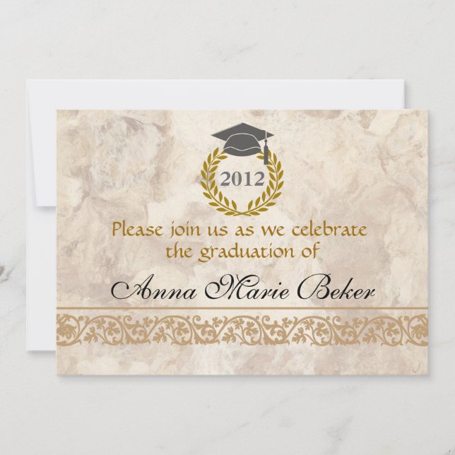 Class of 2012 Graduation Celebration Invitation (Front)