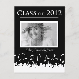 Class of 2012 Graduation Invitation Postcard