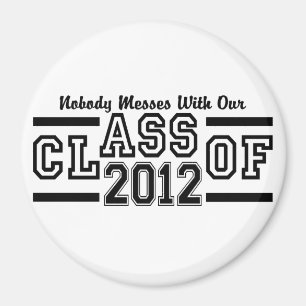 CLASS OF 2012 magnet - large & customisable