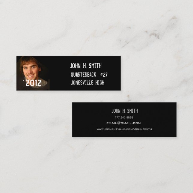 Class of 2012 Senior Graduation Invitation & Gifts (Front/Back)