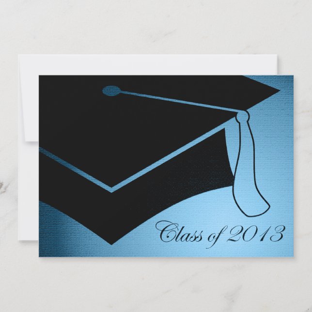 class of 2013 graduation cap invitation (Front)