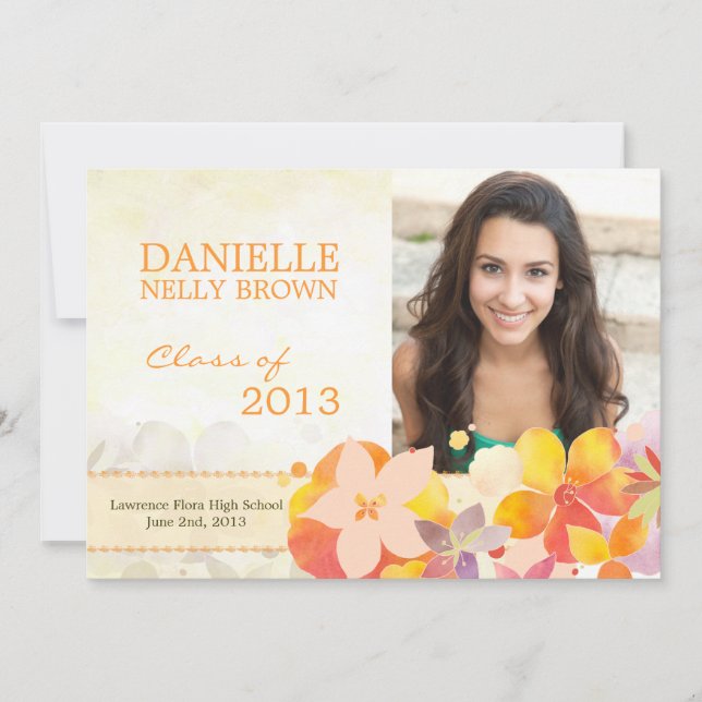 Class of 2013 Photo Graduation Announcement Party (Front)