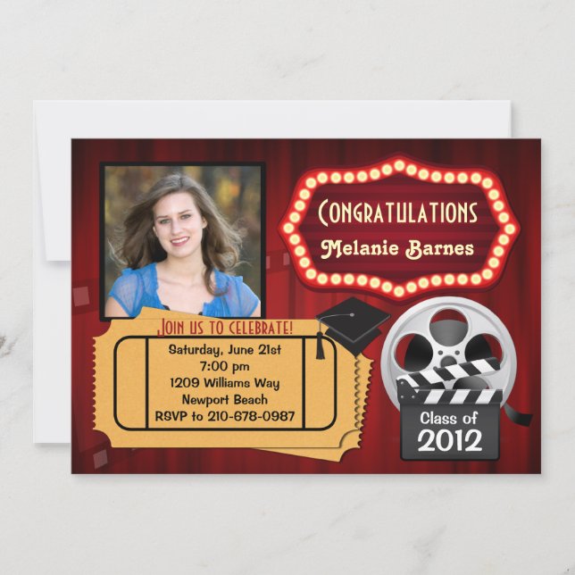 Class of 2013 Theatre Graduation Invitation (Front)