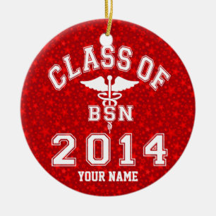 Class Of 2014 BSN Ceramic Tree Decoration
