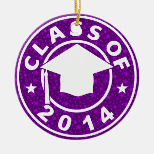 Class Of 2014 Graduation Ceramic Tree Decoration