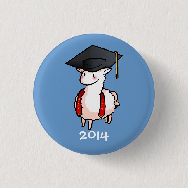 Class of 2014 Llama Button (Front)