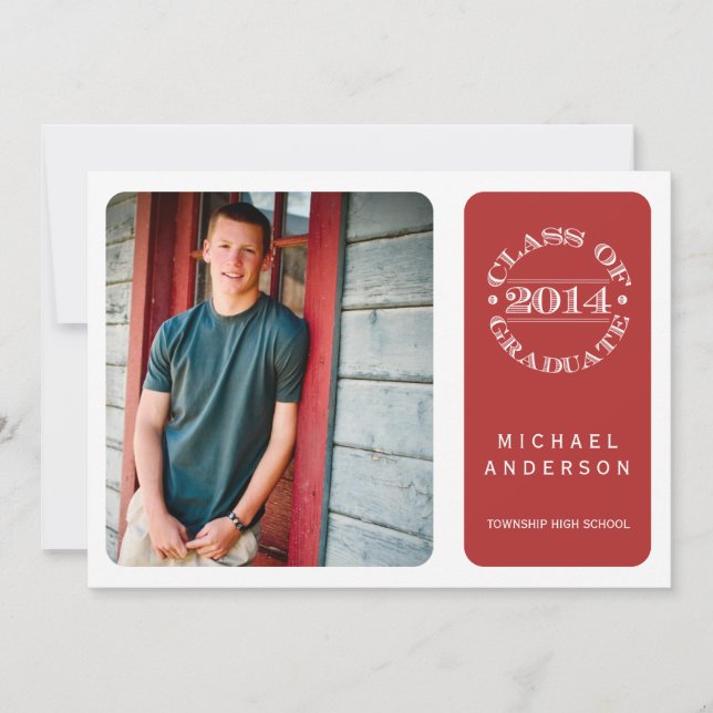 Class of 2014 Photo Graduation Party Invitation (Front)