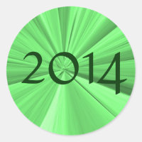 Class of 2014 Round Stickers by Janz