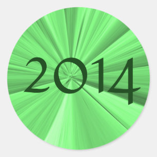 Class of 2014 Round Stickers by Janz
