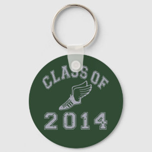 Class Of 2014 Track & Field Grey 2 Key Ring
