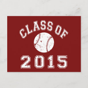 Class of 2015 Baseball Postcard