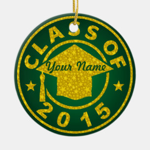 Class Of 2015 Ceramic Tree Decoration