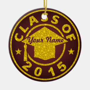 Class Of 2015 Ceramic Tree Decoration