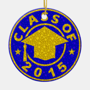 Class Of 2015 Graduation Ceramic Tree Decoration