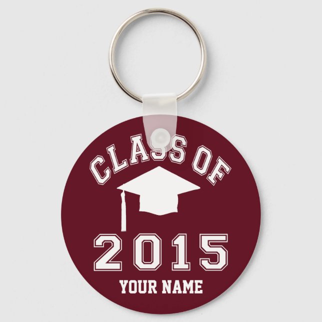 Class Of 2015 Graduation Key Ring (Front)