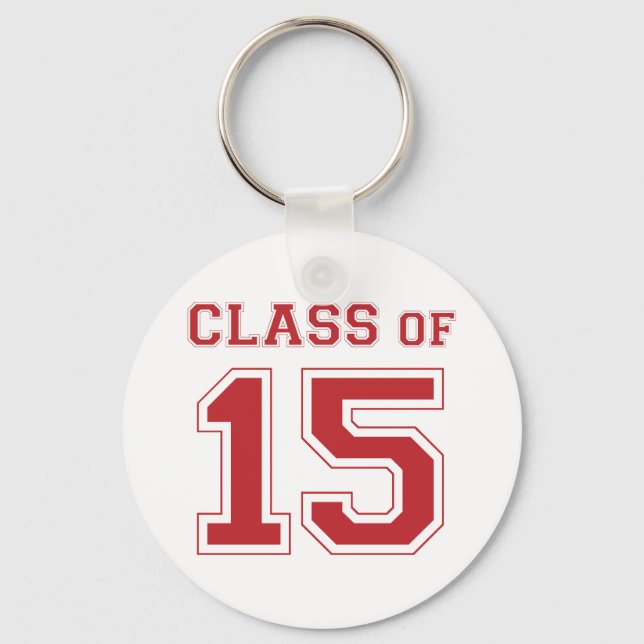 Class of 2015 - Red Key Ring (Front)