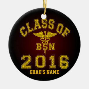 Class Of 2016 BSN Ceramic Tree Decoration