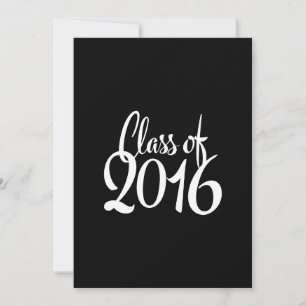 Class of 2016 Elegant Retro Graduation Invitation