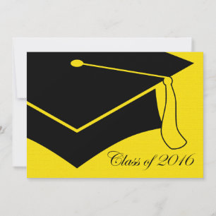 class of 2016 graduation cap invitation