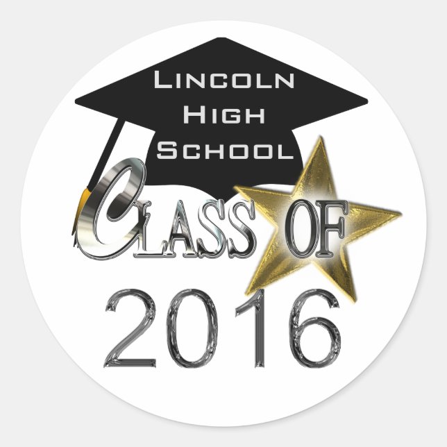 Class Of 2016 Graduation Seals (Front)