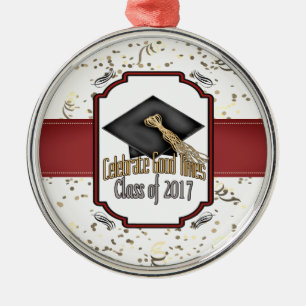Class of 2017 Celebrate Good Times Graduation Gift Metal Tree Decoration