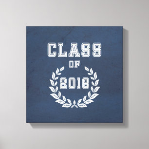 Class of 2018 canvas print