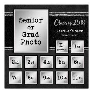 Class of 2018 Commemorative K-12 Photo Poster
